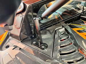 AGM C8 Corvette Carbon Fiber Engine Appearance Corner Covers from AG Motorsports