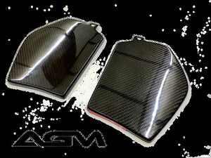 AGM C8 Corvette Carbon Fiber Front Strut Tower Covers - AG Motorsports