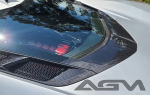 AGM C8 Corvette Carbon Fiber Lower Window Trim AG Motorsports