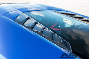 AGM Lamborghini Huracan Carbon Fiber Engine Hatch Vents from AG Motorsports