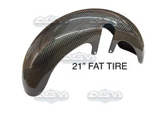 Load image into Gallery viewer, Harley Davidson Carbon Fiber 21&quot; FAT Tire Front Fender 14-23&#39; -  Made by AG Motorsports
