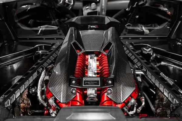 AGM C8 Corvette Z06 Carbon Fiber Engine Cover - AG Motorsports