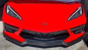 AGM C8 Corvette Visible Carbon Fiber “5VM” Style Front Splitter AG Motorsports