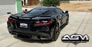 AGM C8 Corvette Z06 / Carbon Fiber Rear Diffuser (Middle Exit) - from AG Motorsports