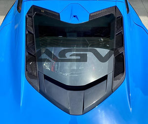 AGM C8 Corvette Carbon Fiber Engine Hatch Vents AG Motorsports