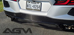 AGM C8 Corvette Visible Carbon Fiber Rear Diffuser (Stingray) - AG Motorsports