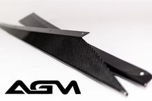 Load image into Gallery viewer, AGM C8 Corvette Visible Carbon Fiber or Carbon Flash Painted Rocker Extensions AG Motorsports
