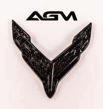 Load image into Gallery viewer, AGM C8 Corvette Carbon Fiber Front &amp; Rear Emblems - AG Motorsports
