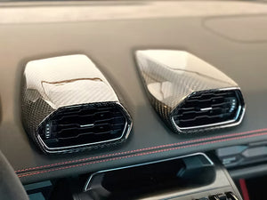 AGM Lamborghini Huracan Carbon Fiber AC Vent Covers - AG Motorsports