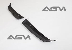 AGM C8 Z06 Visible Carbon Spoiler Wicker Extensions Made By AG Motorsports
