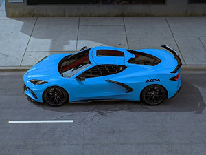AGM C8 Corvette Carbon Fiber Roof Scoop from AG Motorsports