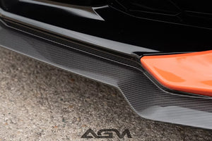 AGM C8 Corvette Visible Carbon Fiber “5VM” Style Front Splitter AG Motorsports