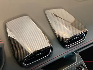 AGM Lamborghini Huracan Carbon Fiber AC Vent Covers - AG Motorsports