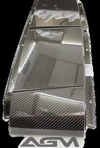 AGM C8 Corvette Carbon Fiber Roof Bow Halo B Pillar AG Motorsports