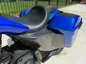Harley Davidson Carbon Fiber Stretched Bag Flares Made by AG Motorsports