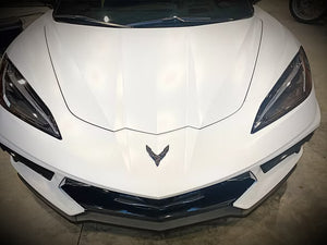 AGM C8 Corvette Carbon Fiber Front & Rear Emblems - AG Motorsports