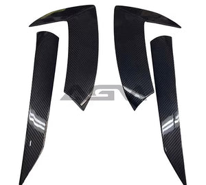 AGM C8 Corvette Carbon Fiber Boomerangs (Door Handles & Scoops L&R) - AG Motorsports