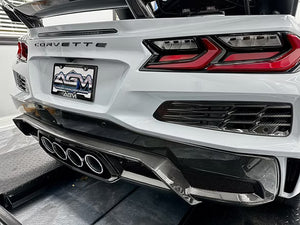AGM C8 Corvette Z06 ERay Stingray Rear Grille Inserts - AG Motorsports