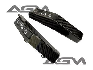 AGM C8 Corvette Carbon Fiber Emergency Door Release Covers AG Motorsports