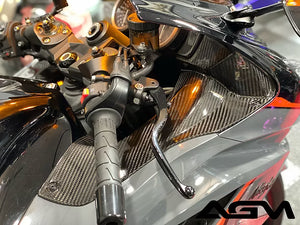 AGM ZX14R 12+ Carbon Fiber Ram Air / Dash Panels from AG Motorsports