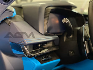 AGM C8 Corvette Carbon Fiber Dash Trim Kit - AG Motorsports