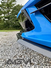 Load image into Gallery viewer, AGM C8 Corvette Visible Carbon Fiber ULTRA Front Splitter from AG Motorsports
