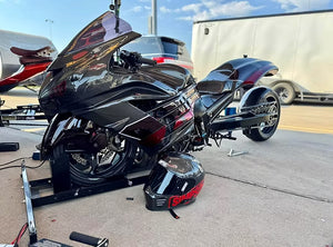 AGM ZX14 Carbon Fiber Tail - 10/12/14/18” Over from AG Motorsports
