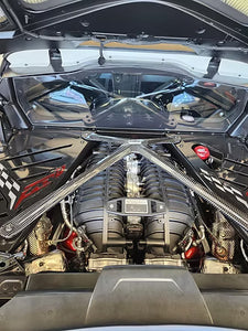 AGM C8 Corvette Carbon Fiber Alpha-X Brace (Stingray & Z06/ERay) - AG Motorsports