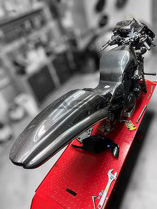 AGM ZX14 Carbon Fiber Tail - 10/12/14/18” Over from AG Motorsports