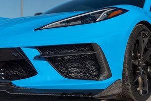 AGM C8 Corvette Carbon Fiber Grille Inserts Made by AG Motorsports