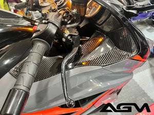 AGM ZX14R 12+ Carbon Fiber Ram Air / Dash Panels from AG Motorsports