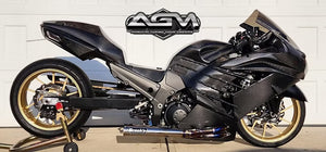 AGM ZX14 Carbon Fiber Full Front Fairing Kit (3/4 Upper) - from AG Motorsports