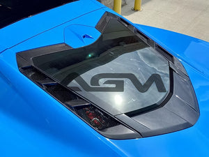 AGM C8 Corvette Carbon Fiber Engine Hatch Vents AG Motorsports