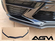 Load image into Gallery viewer, AGM C8 Corvette Visible Carbon Fiber or Carbon Flash Painted Z51 Front Splitter AG Motorsports
