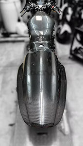 AGM ZX14 Carbon Fiber Tail - 10/12/14/18” Over from AG Motorsports