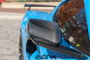 AGM C8 Corvette Carbon Fiber Mirror Caps - AG Motorsports