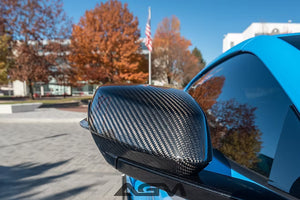 AGM C8 Corvette Carbon Fiber Mirror Caps - AG Motorsports