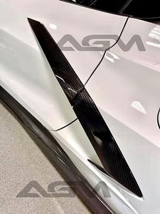 AGM C8 Corvette Carbon Fiber Boomerangs (Door Handles & Scoops L&R) - AG Motorsports