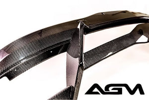AGM C8 Corvette Visible Carbon Fiber Rear Diffuser (Stingray) - AG Motorsports