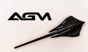 AGM C8 Corvette Carbon Fiber Front & Rear Emblems - AG Motorsports