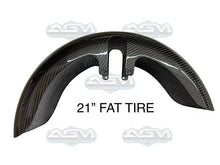 Load image into Gallery viewer, Harley Davidson Carbon Fiber 21&quot; FAT Tire Front Fender 14-23&#39; -  Made by AG Motorsports
