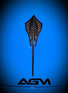 AGM C8 Corvette Carbon Fiber Front & Rear Emblems - AG Motorsports