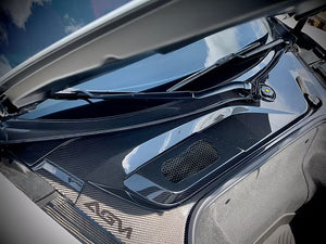 AGM C8 Corvette Visible Carbon Fiber Windshield Cowl from AG Motorsports