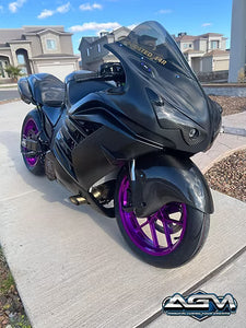 AGM Carbon Fiber Aero Front Fender (Hayabusa/ZX14) - from AG Motorsports