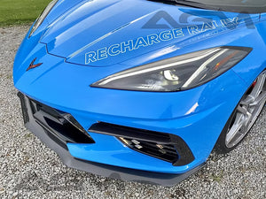 AGM C8 Corvette Visible Carbon Fiber ULTRA Front Splitter from AG Motorsports