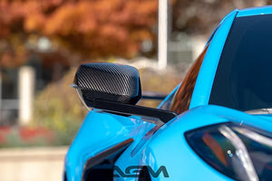 AGM C8 Corvette Carbon Fiber Mirror Caps - AG Motorsports