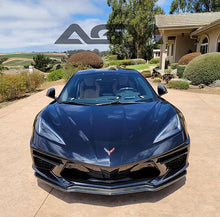 Load image into Gallery viewer, AGM C8 Corvette Visible Carbon Fiber or Carbon Flash Painted Z51 Front Splitter AG Motorsports
