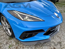 Load image into Gallery viewer, AGM C8 Corvette Carbon Fiber &quot;STEALTH&quot; Front Splitter (no winglets) AG Motorsports
