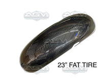 Load image into Gallery viewer, Harley Davidson Carbon Fiber 23&quot; FAT Tire Front Fender 14-23&#39; -  Made by AG Motorsports
