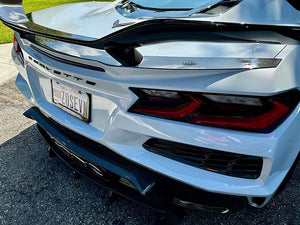 AGM C8 Corvette Z06/ERay Spoiler Delete Panels - AG Motorsports